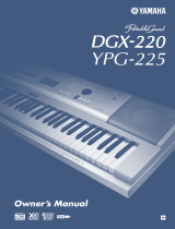 Yamaha DGX-220 YPG-225 Manual de utilizare
