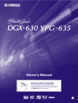 Yamaha DGX630B - 88 Key Portable Grand Manualul proprietarului