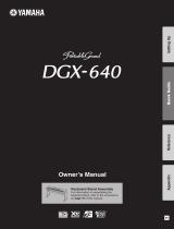 Yamaha Portable Grand DGX-640 Manualul proprietarului