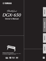 Yamaha DGX-650 Manualul proprietarului