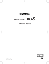 Yamaha DIO8 Manual de utilizare