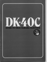 Yamaha DK-40C Manualul proprietarului