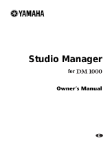 Yamaha DM 1000 Manual de utilizare