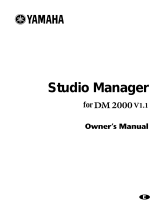 Yamaha DM2000 Manualul proprietarului