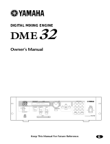 Yamaha DME 32 Manualul proprietarului
