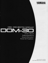 Yamaha DOM-30 Manualul proprietarului