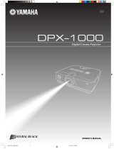 Yamaha DPX-1000 Manual de utilizare