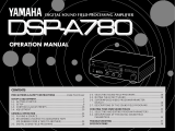 Yamaha DSP -A780 Manual de utilizare