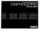 Yamaha DSR-100PRO Manualul proprietarului