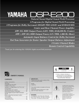 Yamaha DSP-E200 Manualul proprietarului