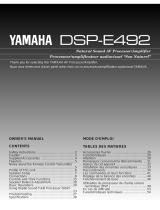 Yamaha DSP-E492 Manual de utilizare