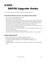 Yamaha DSP5D Manualul utilizatorului