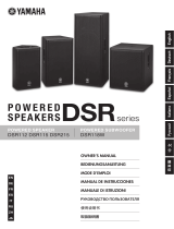 Yamaha DSR115 Manualul proprietarului