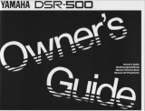 Yamaha DSR-500 Manualul proprietarului