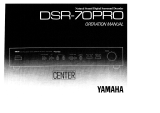 Yamaha DSR-70PRO Manualul proprietarului
