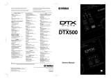 Yamaha DTX500 Manualul proprietarului