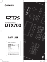 Yamaha DTX700 Manual de utilizare