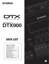 Yamaha DTX900 Fișa cu date