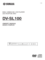 Yamaha DV-SL100 Manual de utilizare