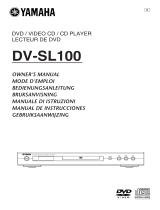 Yamaha DV-SL100 Manualul proprietarului
