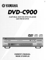 Yamaha DVD-C900 Manual de utilizare