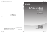 Yamaha dvd e 600 Manualul proprietarului