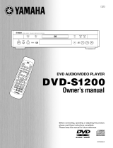 Yamaha DVD-S1200 Manualul proprietarului