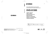 Yamaha DVD-S1500 Manualul proprietarului