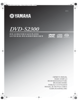 Yamaha DVD-S2300 Manualul proprietarului