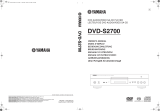 Yamaha DVD-S2700 Manual de utilizare
