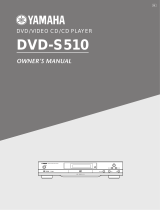 Yamaha DVD-S510 Manual de utilizare