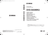 Yamaha DVD-S559MK Manualul proprietarului