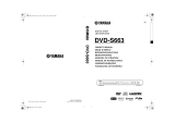 Yamaha DVD-S663 Manualul proprietarului