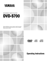 Yamaha DVD-S700 Manual de utilizare