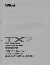 Yamaha TX7 Manual de utilizare