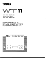 Yamaha WT11 Manualul proprietarului