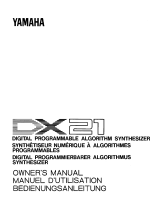 Yamaha DX21 Manualul proprietarului