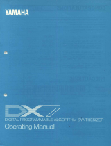 Yamaha DX7 Manualul proprietarului