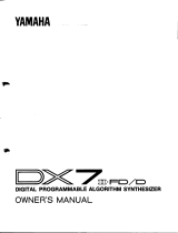 Yamaha DX7II Manualul proprietarului