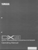 Yamaha DX9 Manualul proprietarului