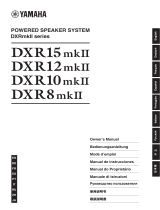 Yamaha DXR12mkII Manual de utilizare