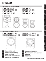 Yamaha DZR315 Manualul proprietarului