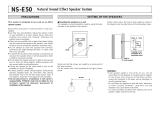 Yamaha NS-E50 Manual de utilizare