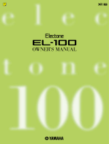 Yamaha EL-100 Manualul proprietarului