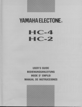 Yamaha HC-4 Manual de utilizare