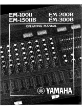 Yamaha EM-150IIB Manualul proprietarului
