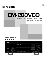 Yamaha EM-203VCD Manual de utilizare