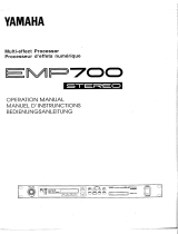 Yamaha EMP700 Manualul proprietarului