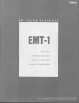 Yamaha EMT-1 Manualul proprietarului