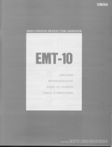 Yamaha EMT-10 Manual de utilizare
